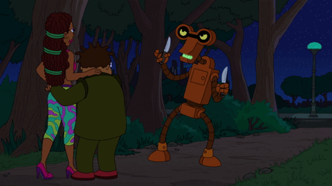 stabby robot futurama