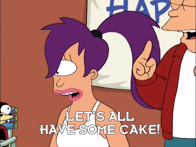 All: Let’s all have some cake!