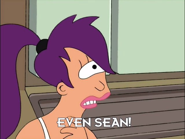 Turanga Leela: Even Sean!
